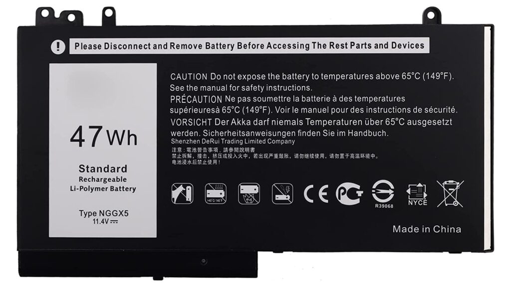 Batteria 47WH Dell Precision M3510 NGGX5 JY8D6 954DF 0JY8D6 RDRH9 NCVW8