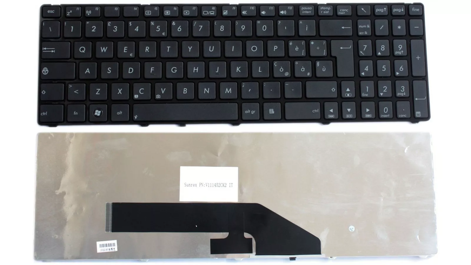 Tastiera Asus X50IJ X5DIN X5DIP K50C K50IN K50IJ X5EA K50IP Serie