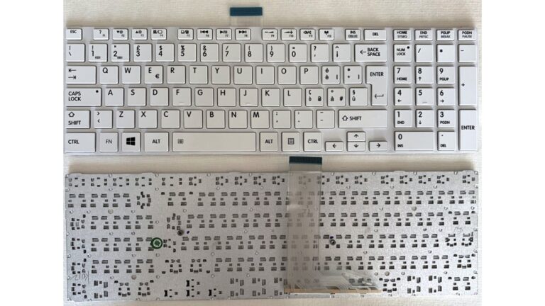 Tastiera Italiana  Toshiba Satellite L50-A L55-A L70-A L70-B M50-A M50D-A M50T-A Bianca