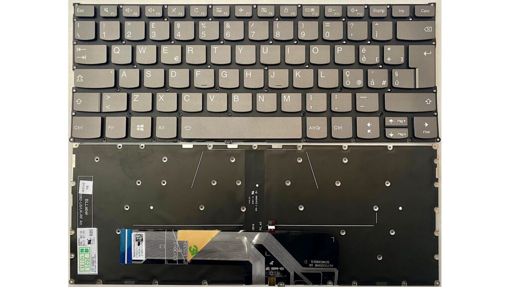 Tastiera italiana RETROILLUMINATA Lenovo Yoga 530-14ikb Air 13IWL Air 13IKB Air 15 2018 Air 15iKBR Air 15ARR