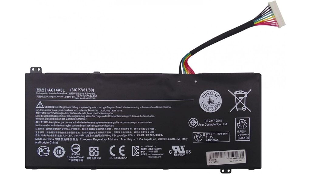 Batteria Acer Aspire V15 Nitro VN7 VN7-571 VN7-571G VN7-591 VN7-591G VN7-592 AC14A8L