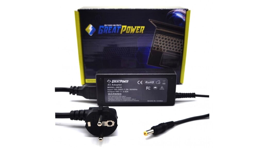 Alimentatore caricabatteria Acer 19V 3,42 Ampere - 5,5 1,7 mm Acer Travelmate - Asus- Hp Compaq - Dell - Tos