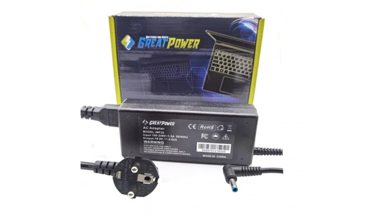 Alimentatore caricabatteria HP 19,5V - 4,62A - 4,5 3,0mm