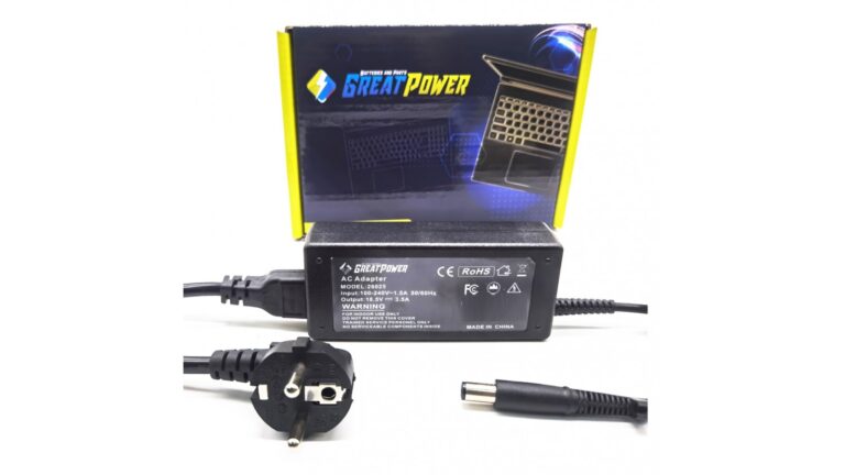 Alimentatore caricabatteria HP COMPAQ 18,5V 3,5 ampere 65W 5 7, 4mm nx6325 nx7300 nx7400 nc2400 nc4400 nc6120 nc6140 nc6230