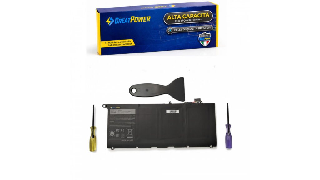 Batteria Dell DIN02 JD25G JHXPY RWT1R 7,4 V 52Wh